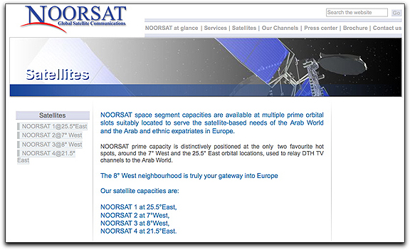 Noorsat home page