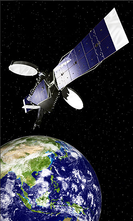 Measat-3a satellite (OSC)
