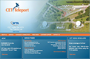 CET Teleport homepage