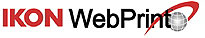 Ikon logo + WebPrint logo