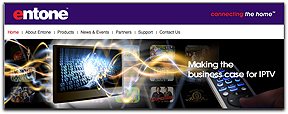 Entone homepage banner