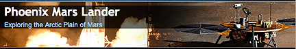 NASA Phoenix Mars Lander banner logo