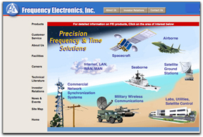 Frequency Electronics homepage