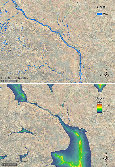 ESA WADE analysis of Niger water