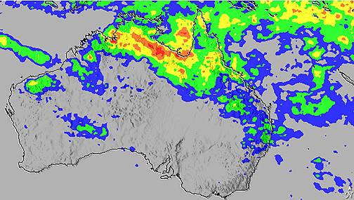 NASA TMPA Australia image 1
