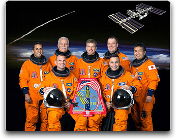 STS 119 astronauts