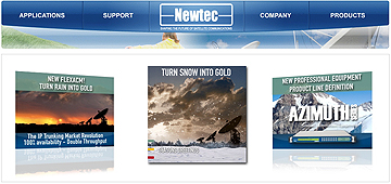 Newtec homepage