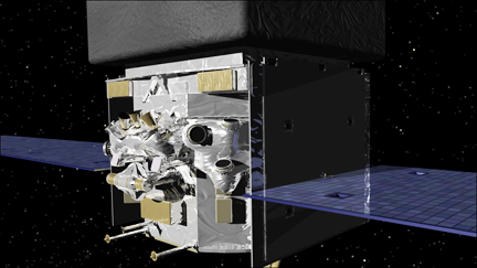 NASA GLAST closeup drawing