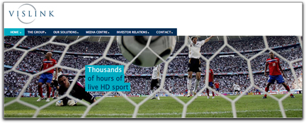 VISLINK homepage banner (sports)