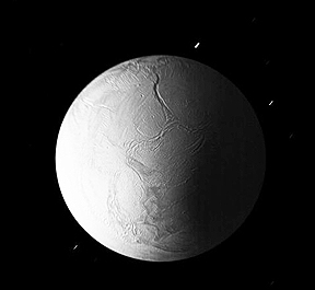 Cassini Enceladus eclipse NASA
