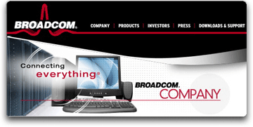 Broadcom homepage banner