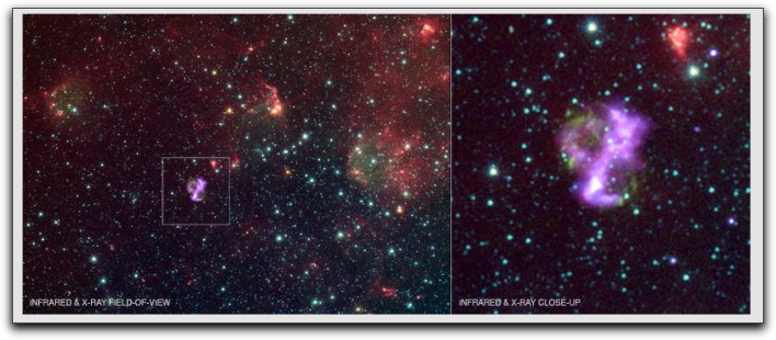 Chandra capture of SNR 0104 (NASA)