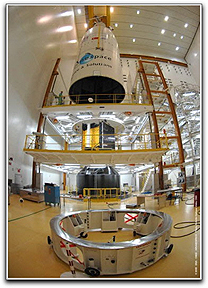 Skynet-5C in fairing