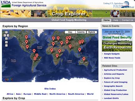 USDA FAS homepage
