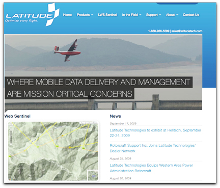 Latitude hompage (092109)