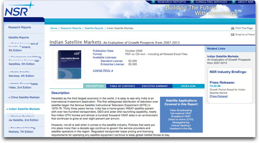 NSR Indian Sat Markets