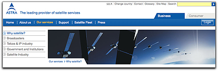 ASTRA homepage banner