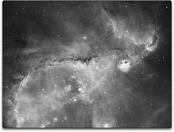 NASA universe b &  w