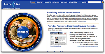 TerreStar homepage