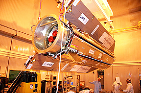 ESA's GOCE in clean room
