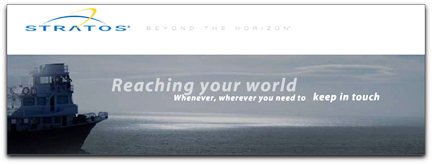 Stratos Global banner (boat)