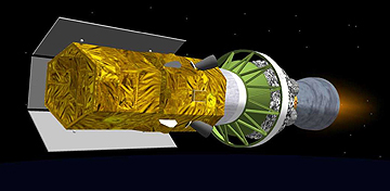 GeoEye-1 after fairing separation