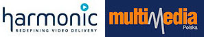 Harmonic + Multimedia Polska logos
