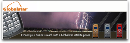 Globalstar homepage banner graphic