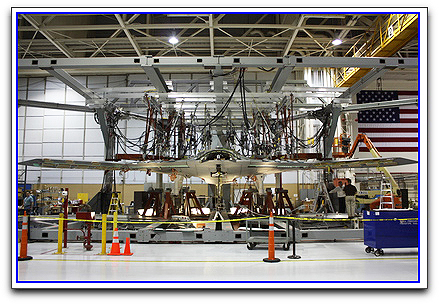 X-47B in Proof Test Fixture (NGC)