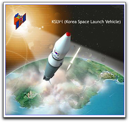 KSLV-1 launch vehicle (Korea) poster