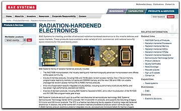 BAE Systems RAD page