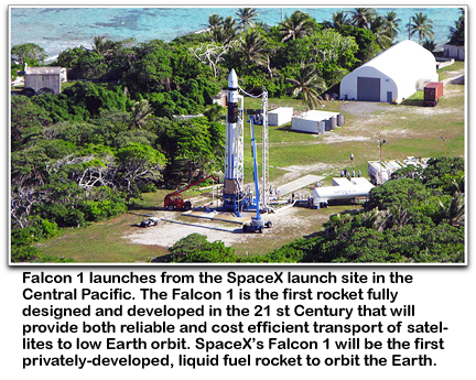 SpaceX Falcon 1 launch site