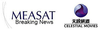MEASAT + Celestial Movies logos