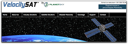 VelocitySAT (PlanetSky) homepage