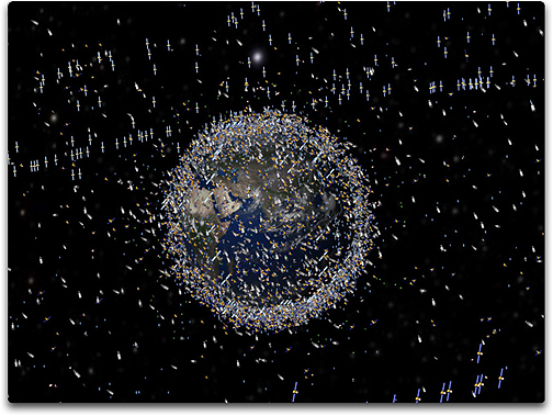 Satellite at commute time