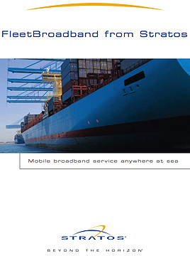 Stratos FleetBroadband brochure cover