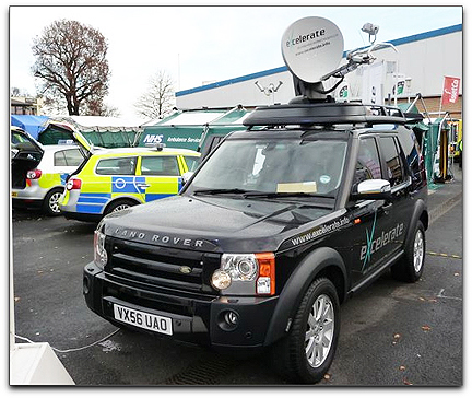 Excelerate Land Rover vehicle