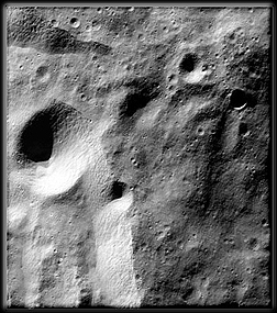 ISRO Chandrayaan-1 moon photo