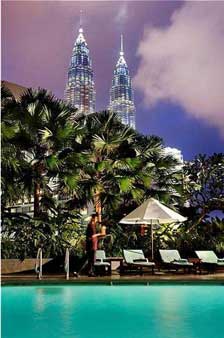 KLCC at poolside