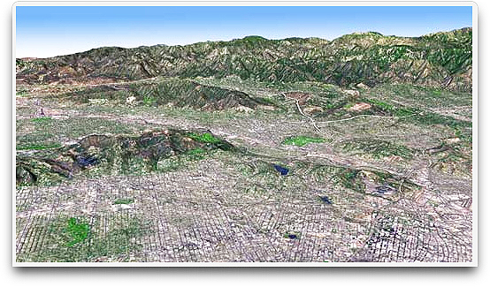 ASTER LA Basin map
