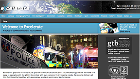 Excelerate homepage