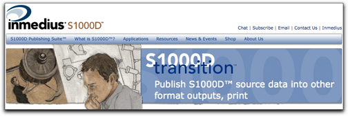 Inmedius S1000D Transition homepage