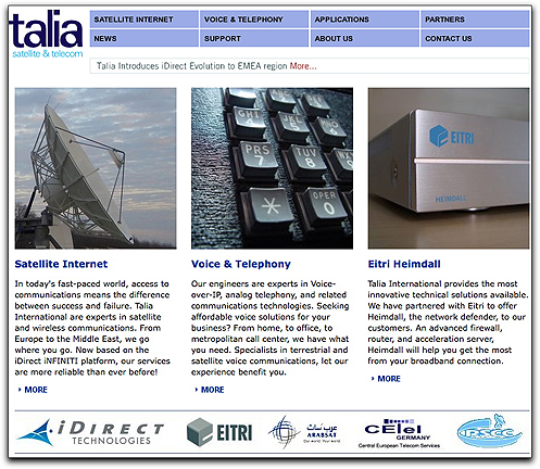 Talia homepage
