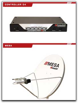 MotoSAT MESA controller + antenna