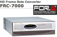 FOR.A logo + frame rate converter
