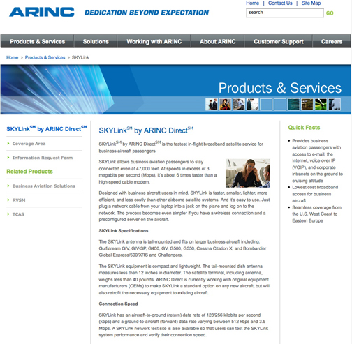 ARINC homepage