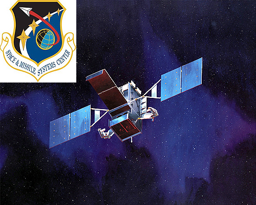 SMC logo + SBIRS satellite