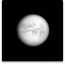 Cassini Scan of Titan photo