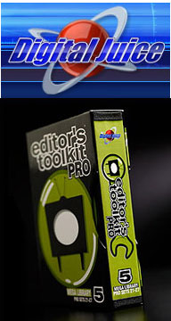 Digital Juice logo + Editor's Toolkit Pro