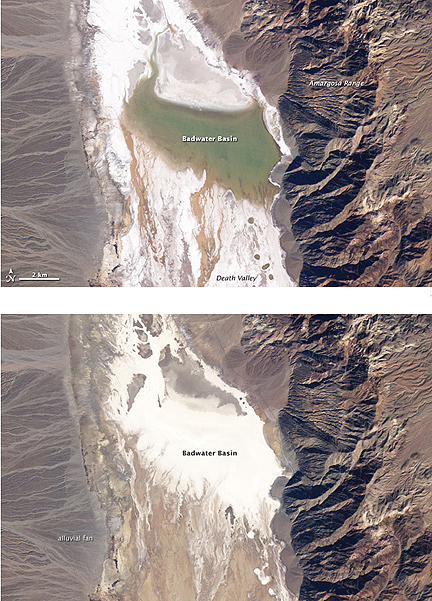 Death Valley Water (Landsat NASA)